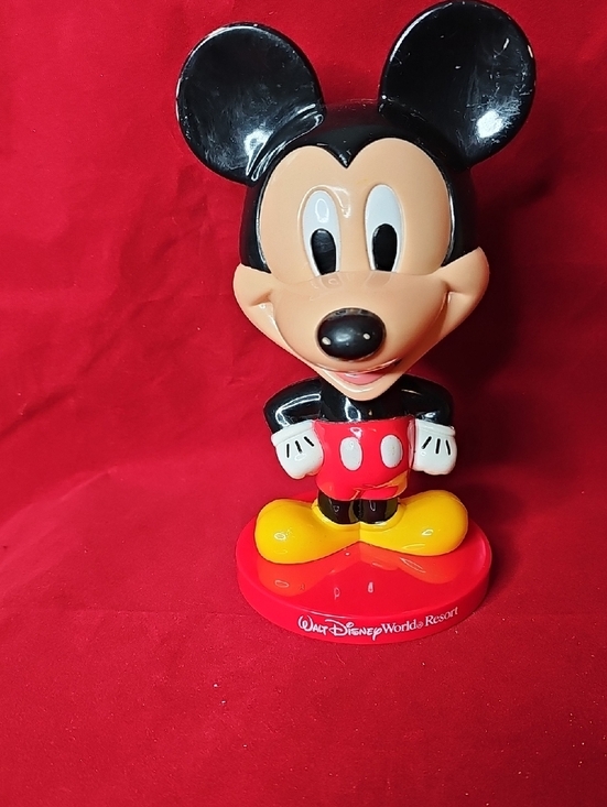 Disney Other - Vintage Kelloggs Disney Mickey Mouse Black, Red & Yellow Figurine